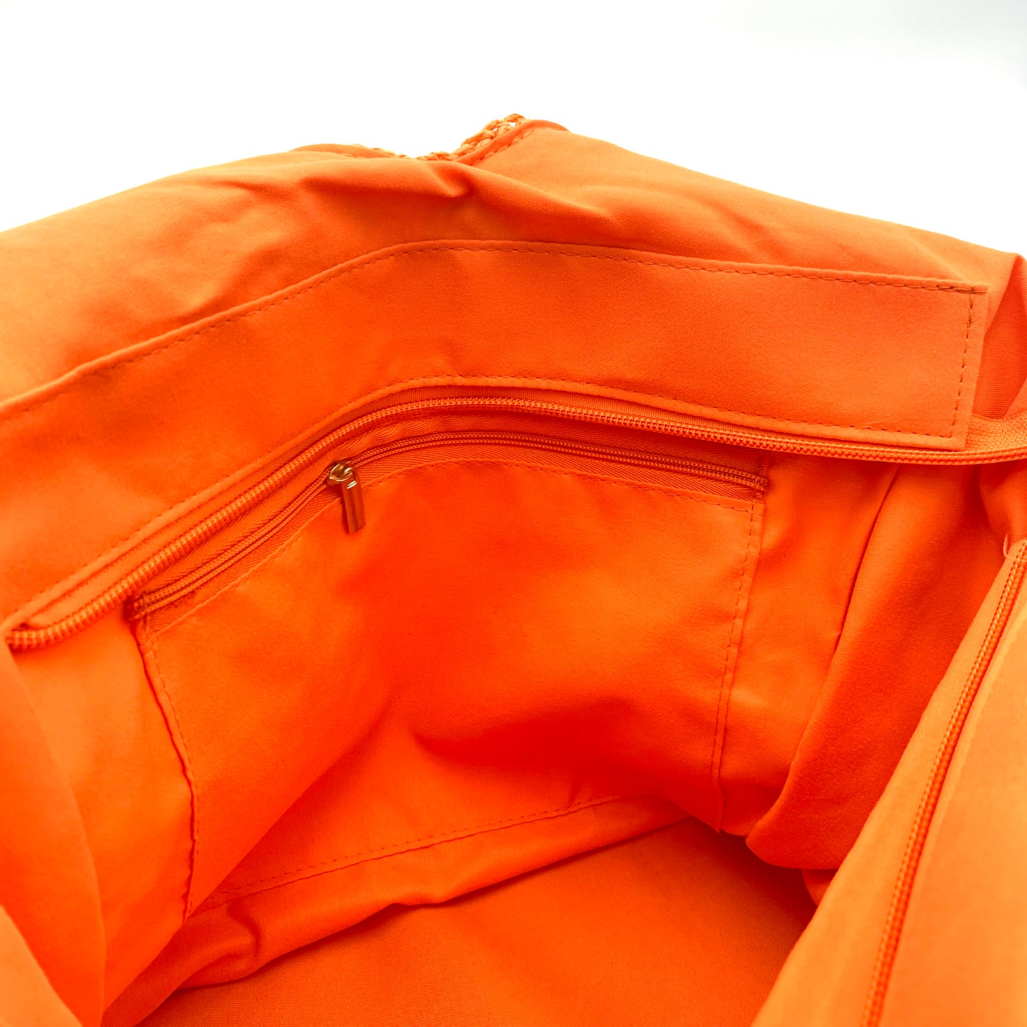 Borsa in paglia macramè