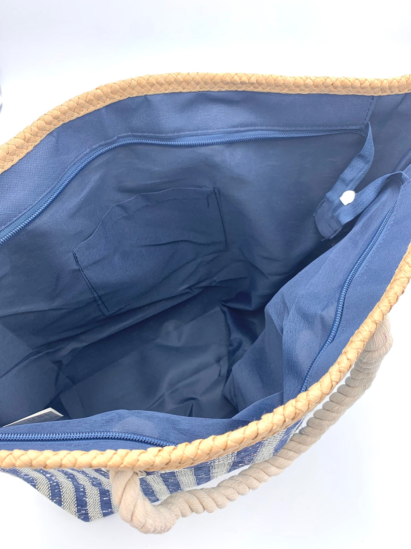 Borsa in Paglia a righe