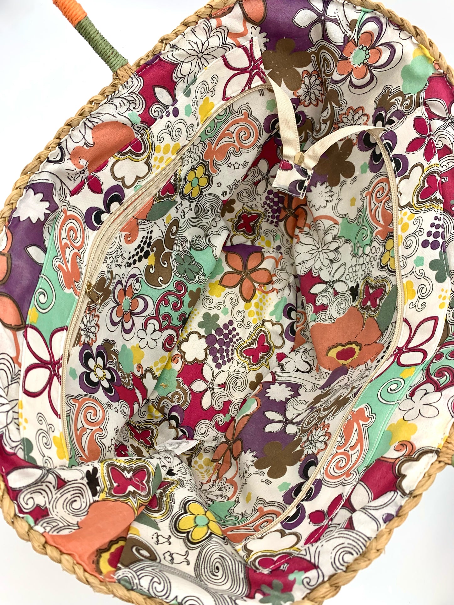 Borsa in Paglia con disegni